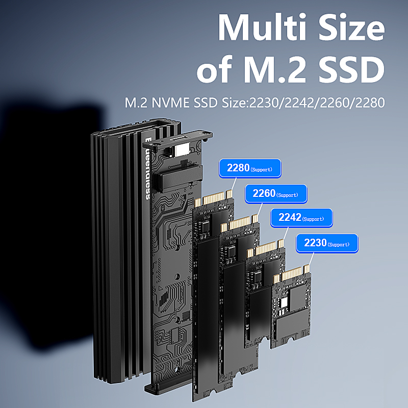 Корпус BLUEENDLESS 20Gbps M.2  – обзор и цена 8Tb M2 Nvme Ssd
